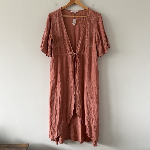 American Eagle Outfitters Other - American Eagle Kimono Duster Cover Up Womens M Boho Festival Cottage Beach
